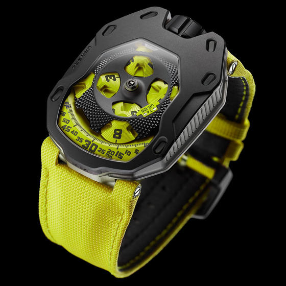 Review Cheap Urwerk UR-105 TA BLACK LEMON men watch